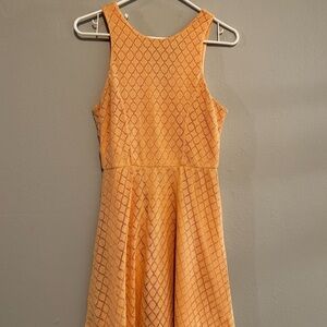 Maurices Orange Sleeveless Dress